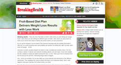 Desktop Screenshot of breakinghealthinfo.com